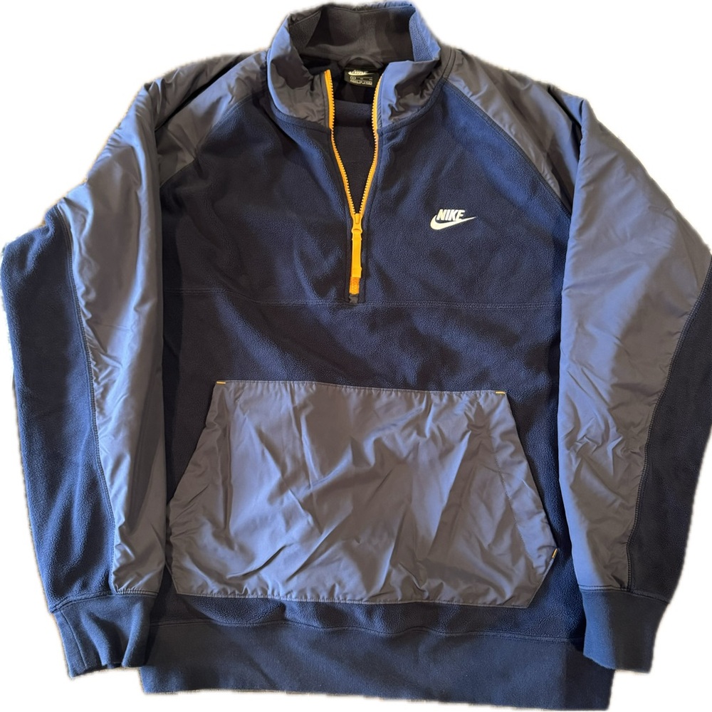 Nike Men's Navy Blue Pullover Jacket XL